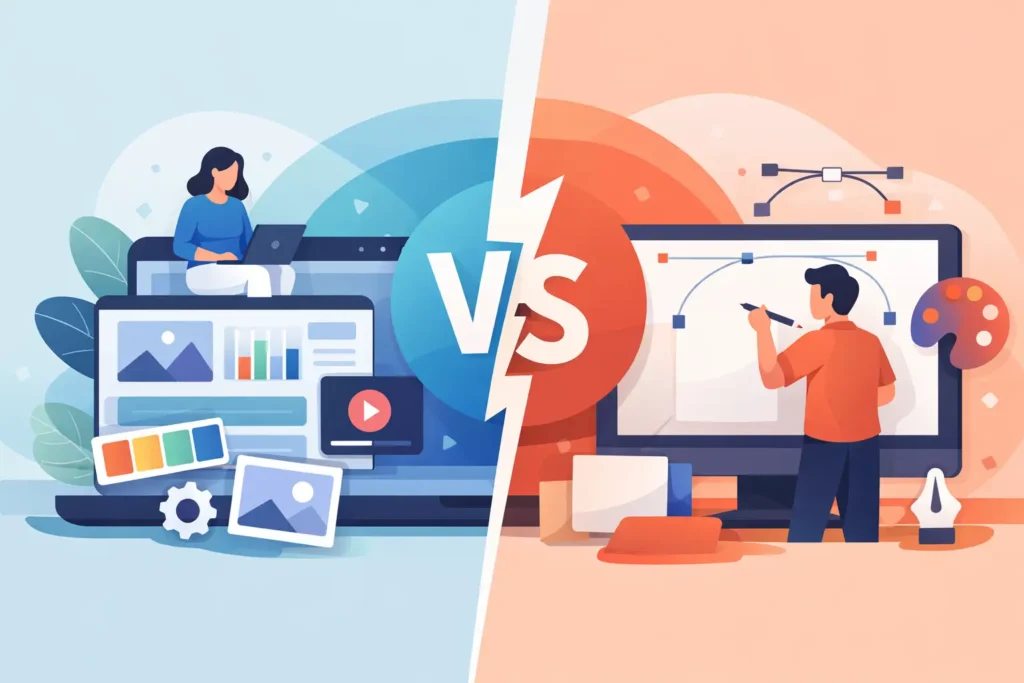 Canva Templates vs Custom Design: Which Wins?