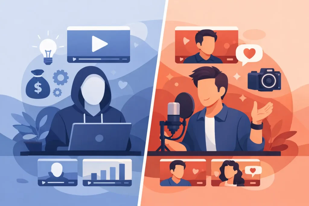 Faceless YouTube vs Personal Brand
