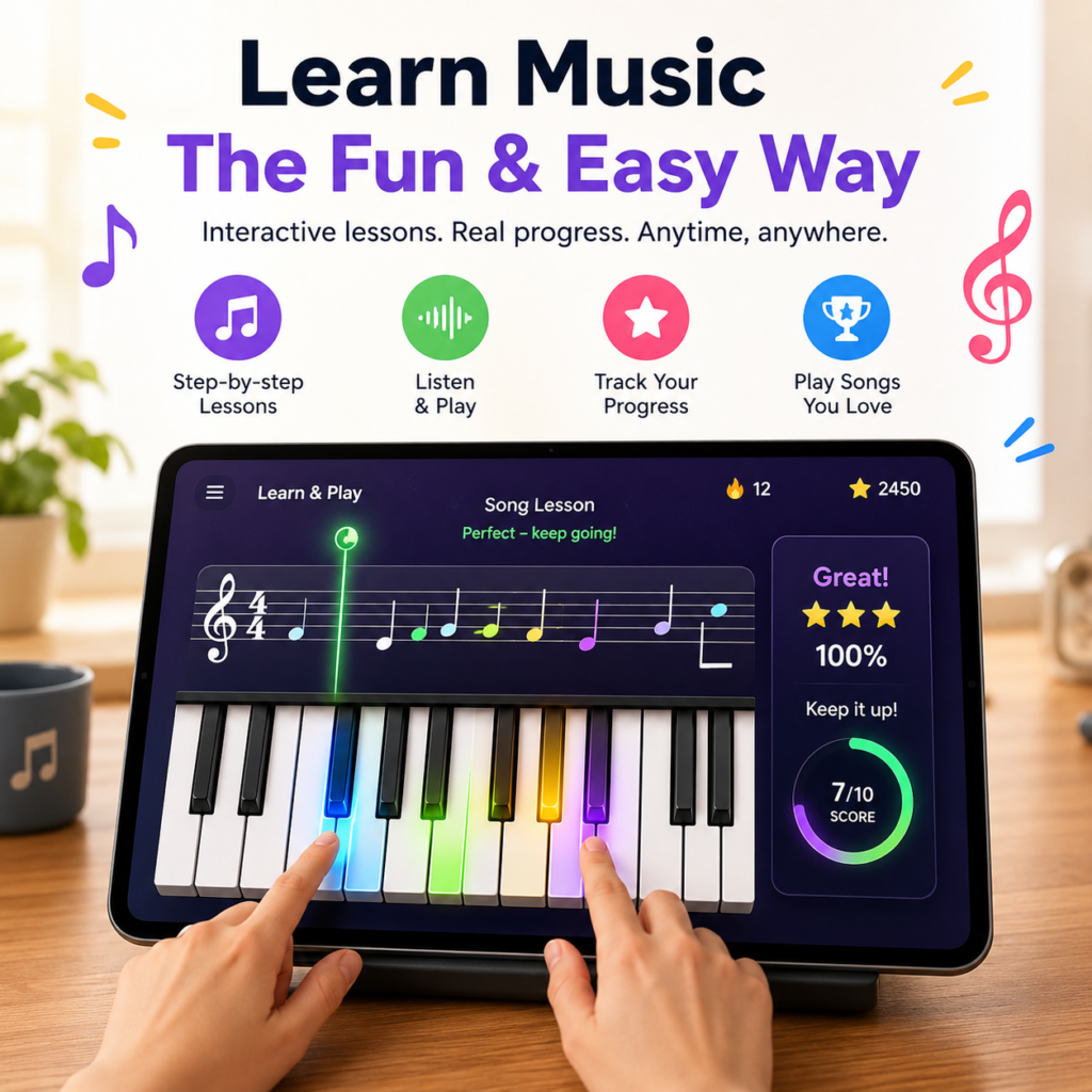 Free Beginner Piano Lesson | Learn Easy Piano Songs Step by Step
